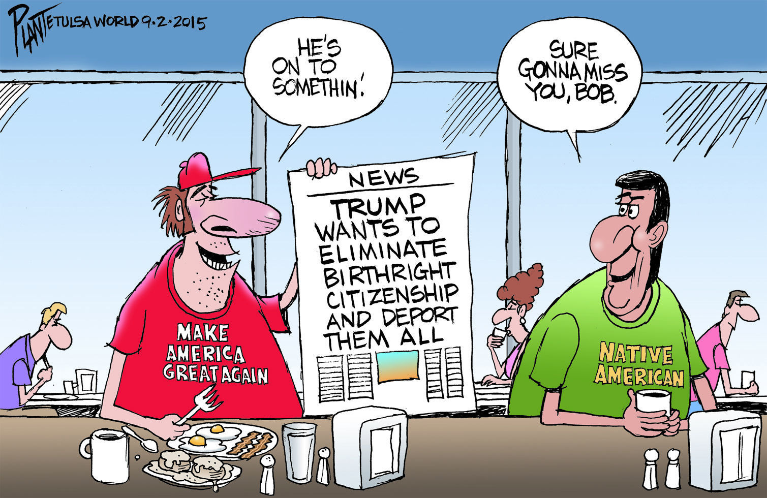 Bruce Plante - Donald Trump birthright plan